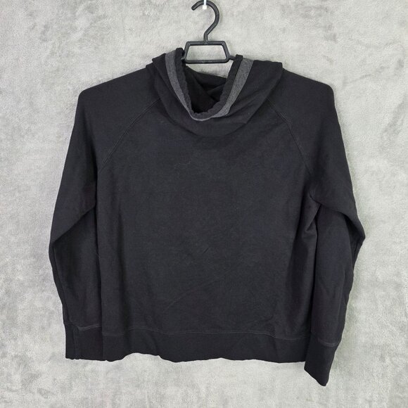 Womens Calvin Klein Black Hooded Pullover & Lounge Pants Set Cotton Blend XL - Picture 5 of 14